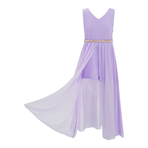 UK Girl Maxi Dress Rhinestone Evening Party Ball Gown Christening Princess Dress - Picture 38 of 45