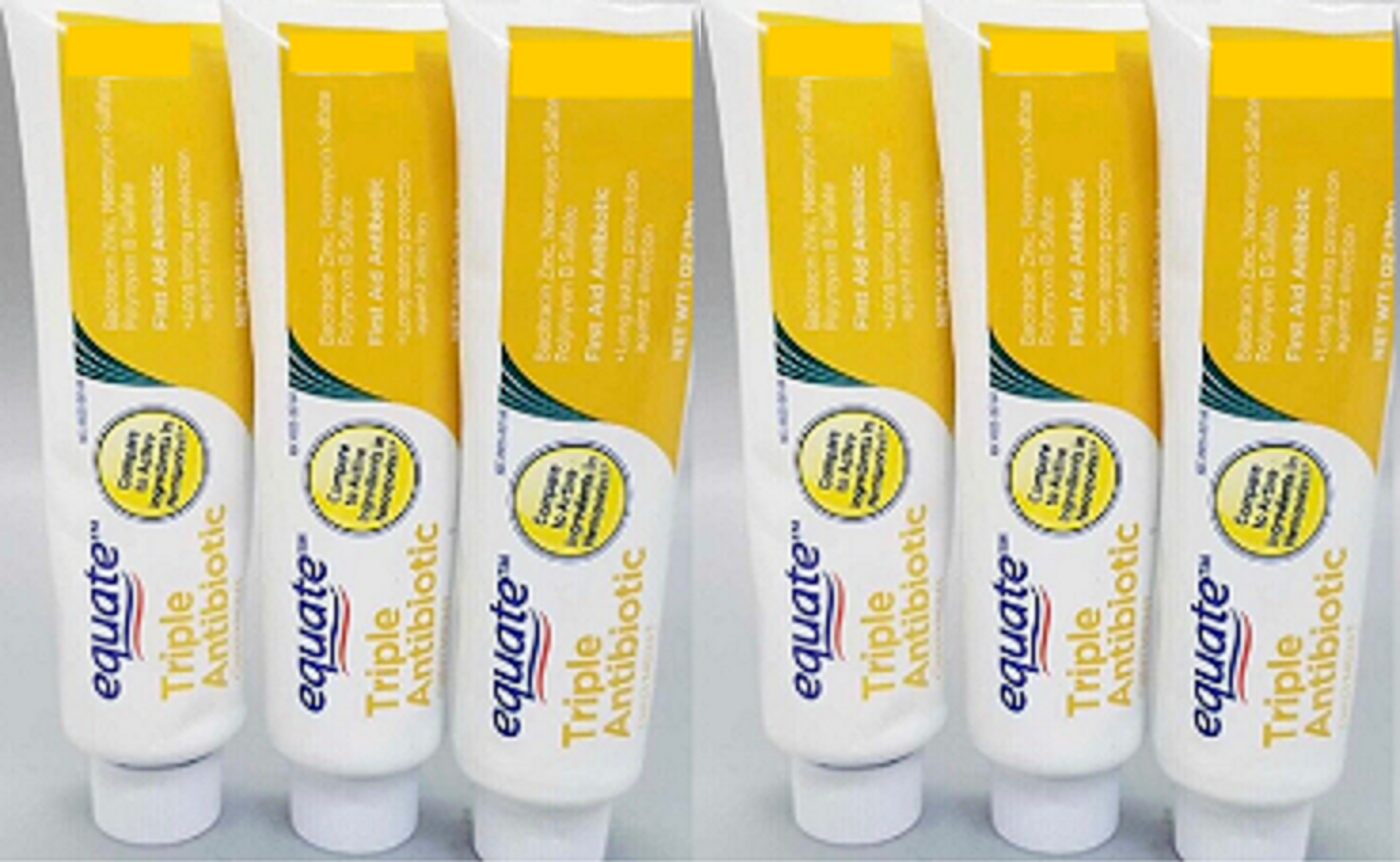 6 PACK Equate Triple Antibiotic Ointment 1oz 6/24+ eBay