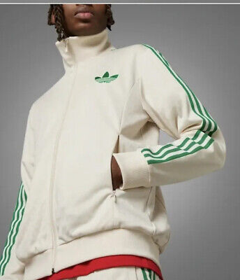 Adidas Adicolor 70S MONOGRAM TRACK TOP Wonder White Trefoil Adidas Adicolor 70S MONOGRAM TRACK TOP Wonder White Trefoil