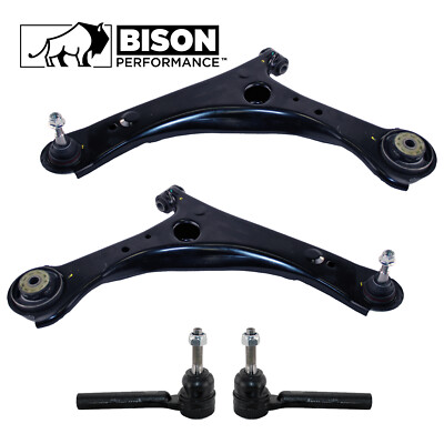 Bison Performance 4pc Front Lower Control Arm Outer Tie Rods Kit For Chrysler VW