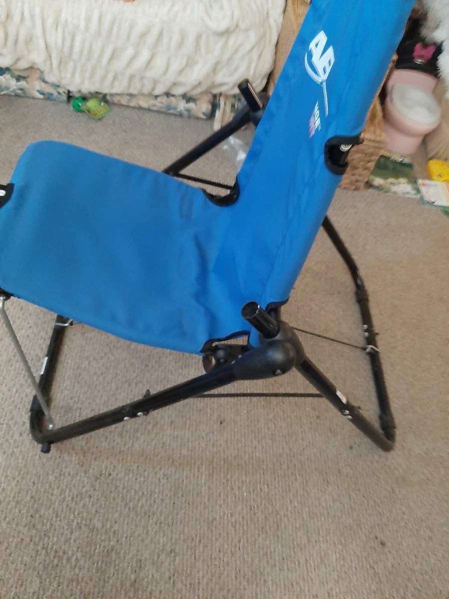 AB Lounge Sport Abdominal Workout Fitness Exercise Blue Lounger Chair Machine
