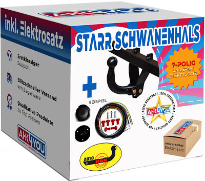 ANHÄNGERKUPPLUNG für Suzuki Celerio ab 14 AHK starr + 7-polig E-Satz ABE