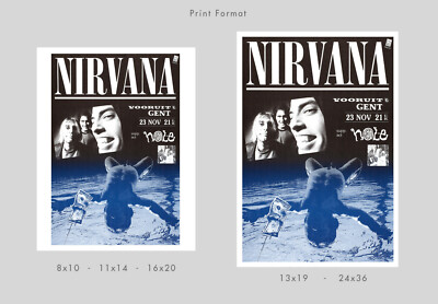 NIRVANA シルクスクリーンポスター 1991年 NIRVANA シルクスクリーンポスター 1991年