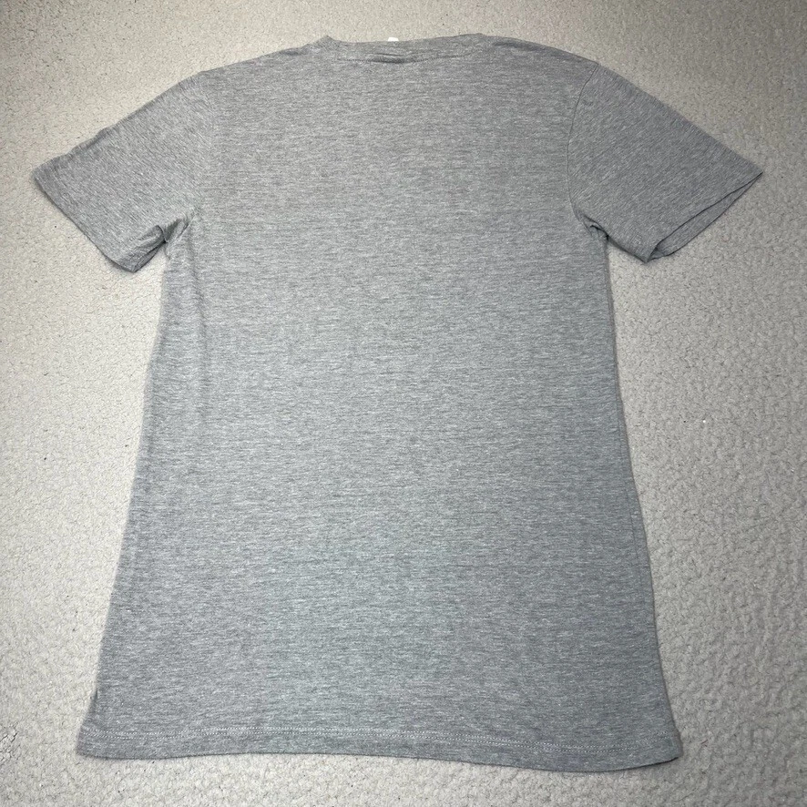 Camisa Lacrosse Hombres Pequeña Gris Alfombra Bagger LAX Calavera Esqueleto Palo Rosas Informal Foto 4 de 4