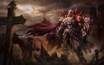 Anime Warrior Fantasy  Gaming Mat Desk 11882