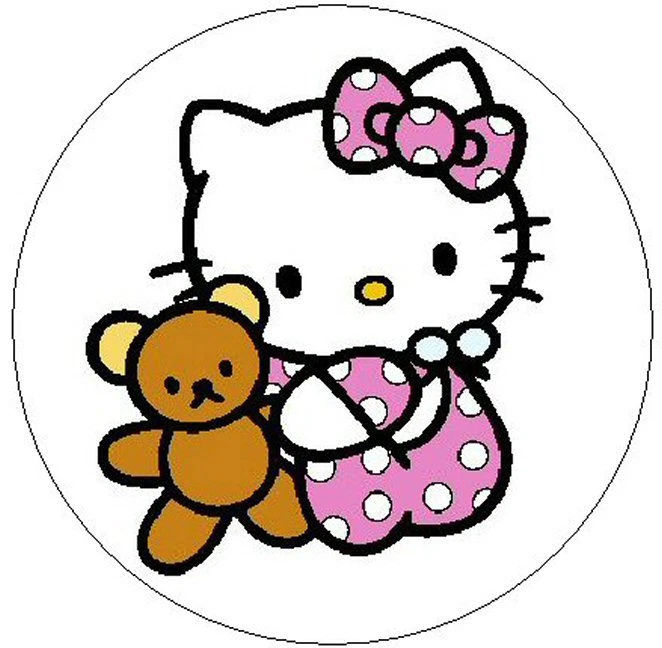 HELLO KITTY BABY GIRL~ 1 Sticker / Seal Labels!