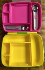 Munchkin Bento Box Lunch Bright Pink Yellow Green 18 mth BPA Free BRAND NEW