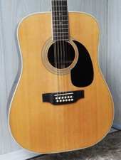 Ibanez 1977 12 String Acoustic Guitar Natural W/setup & Softcase