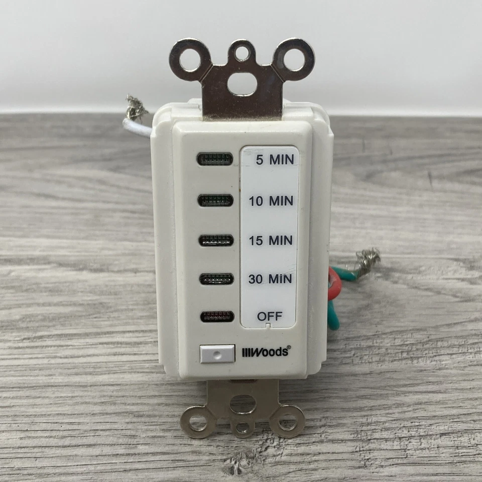 Woods 59007 Temporizador de cuenta regresiva digital de pared de 30 minutos Foto 2 de 4