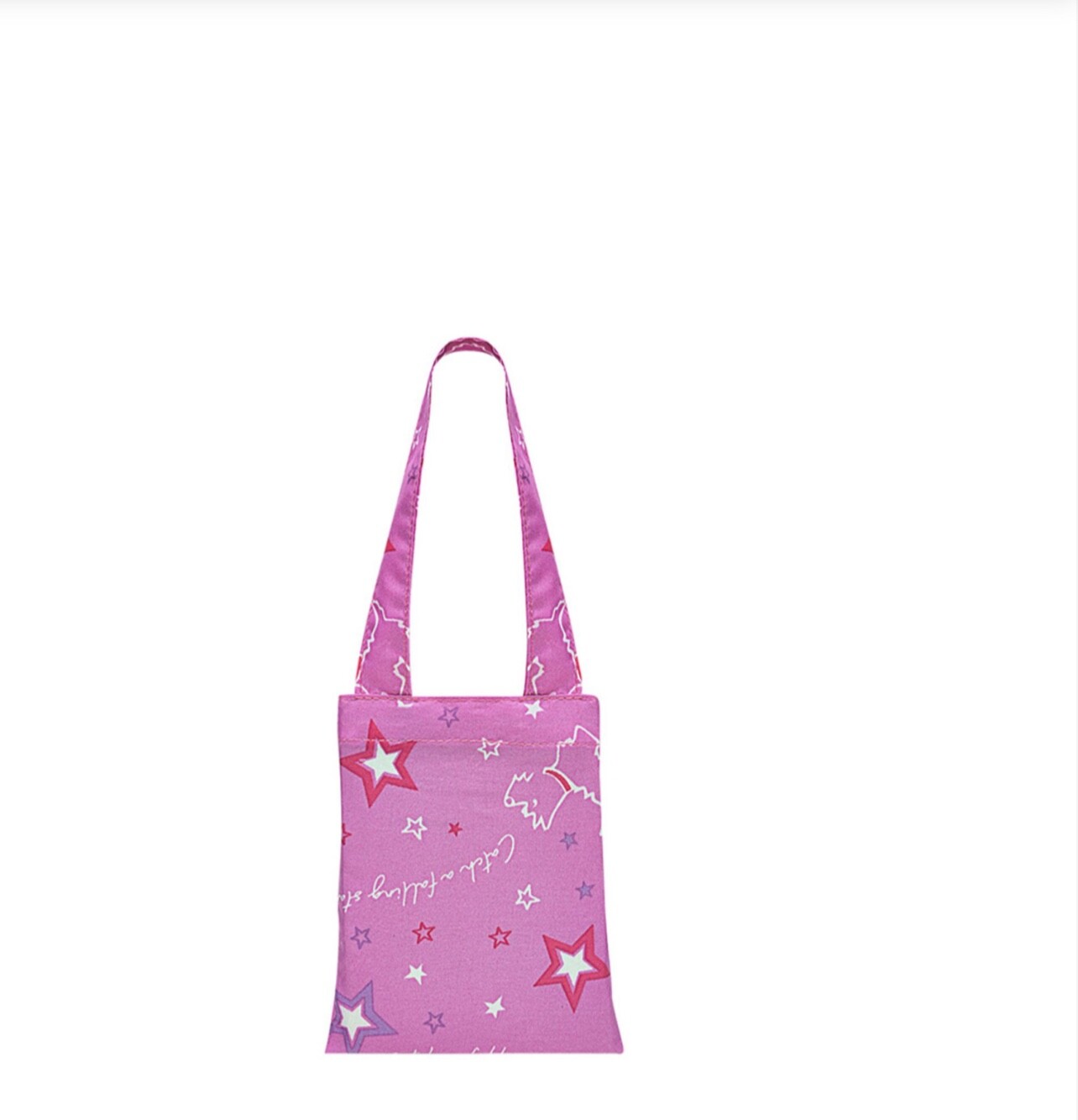 Brand New Radley Foldaway Tote Bag - Catch A Falling Star In Rose Pink RRP £16. image 3