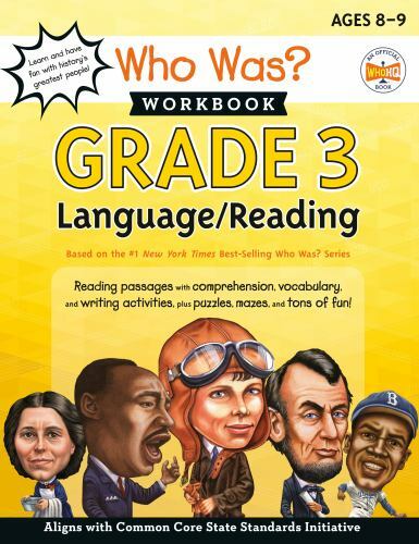 NEW! Penguin "Who Was?" Workbook Grade 3 Language/Reading (Based on Series) - Picture 1 of 1