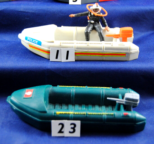 Various Vintage 1:32 BRITAINS RNLI POLICE BRITISH & US ARMY Floating DINGHY BOAT - Picture 5 of 100