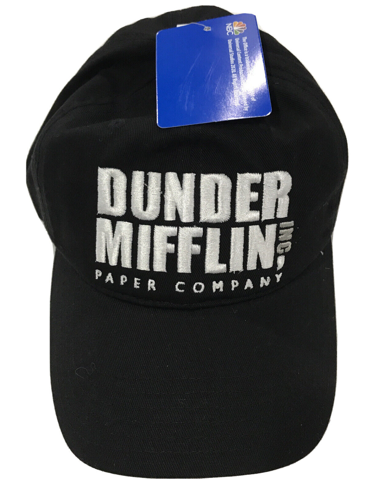 NBC The Office Dunder Mifflin Paper Company Box Logo Embroidered