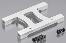 NEW STRC Aluminum Chassis H Brace Silver SCX10 / SCX10 II STA80026HS
