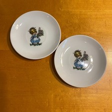 Vintage Japan Children's Porcelain Tea Set Replacement 3.5" Plates Set of 2