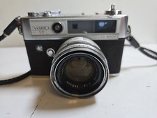 YASHICA 1C, LYNX 5000E RANGEFINDER 35MM FILM CAMERA W/ 45MM F1.8 LENS FOR PARTS