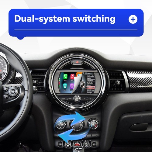 Wireless Carplay Android Auto for Mini Cooper Clubman F55 F56 F54 F57 2014-2018 - Picture 7 of 10