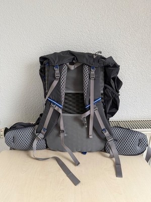 Gossamer Gear Mariposa 60 l Backpack Trekking Wander Lightweight Rucksack Grau