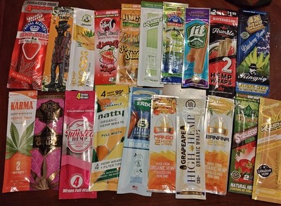 Ultimate Variety Brand Flavor Herbal Wraps/Paper 20 packs/51 pc True Juicy Natty