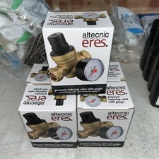 1x Altecnic Water Pressure Reducing Valve & Gauge | Adjustable | 15mm/22mm