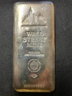 1 Kilo .999 Silver Bar Wall Street Mint Silver Bullion - 32.15 Troy Oz