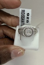 Men s 3.50ctw White Moissanite 925 Sterling S...