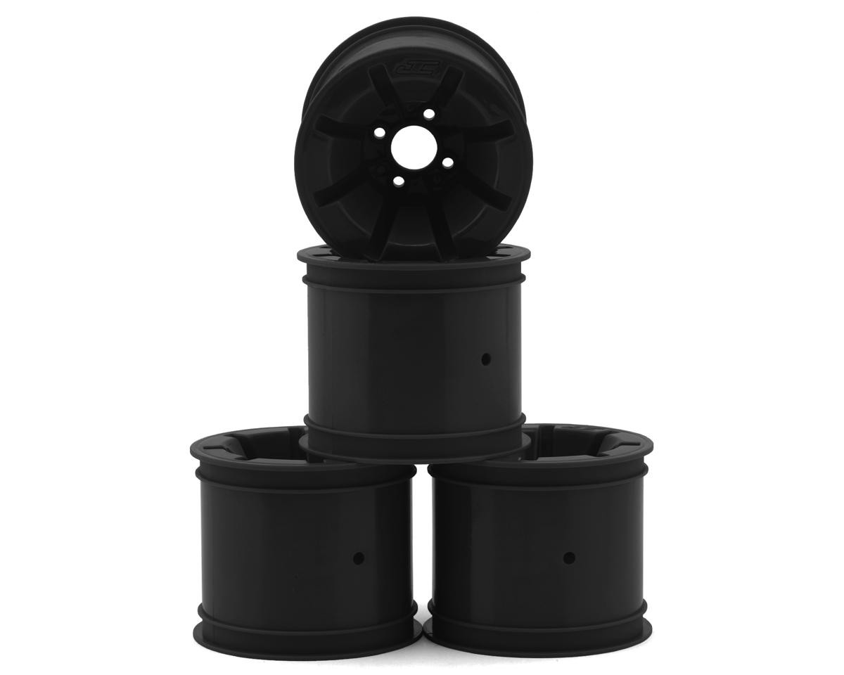 JConcepts RC10T Pioneer 2.2 Rear Wheels w/Adapters (Black) (4) [JCO3469B]🌟✨25 Years on eBay! 250,000+ feedback!✨🌟