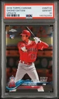 2018 Topps Chrome Update Shohei Ohtani #HMT32 Rookie RC PSA 10 Gem Mint