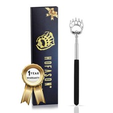 Back Scratcher, Fathers Day Dad Gifts for 1 Count Pack of 1 , Black