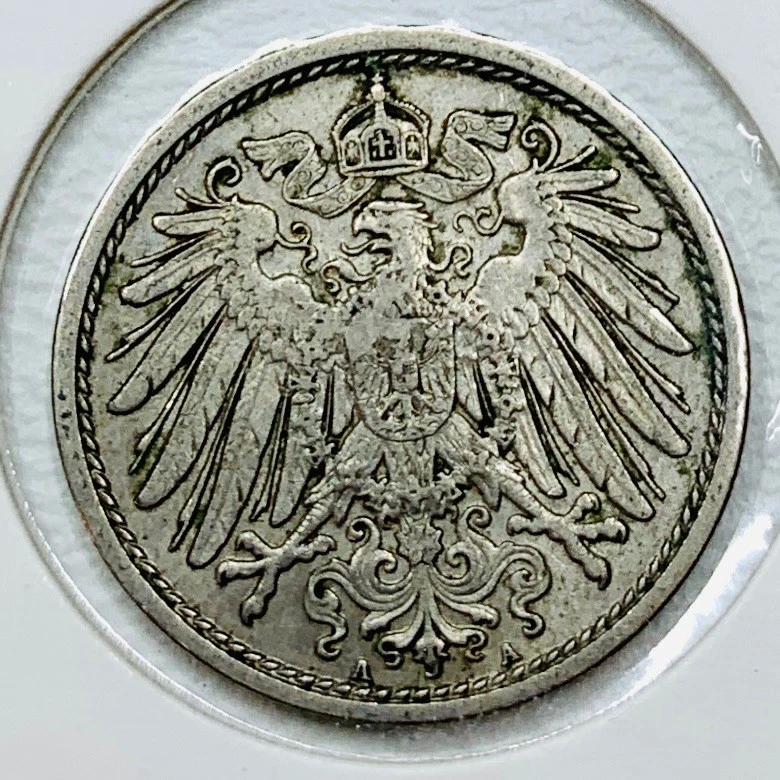 1910 A German Empire 10 Pfennig Coin - Image 2 of 4