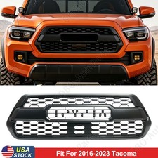 Front Upper Bumper Grille Assembly Matte Black Grill For Toyota Tacoma 2016-2023 Front Upper Bumper Grille Assembly Matte Black Grill For Toyota Tacoma 2016-2023
