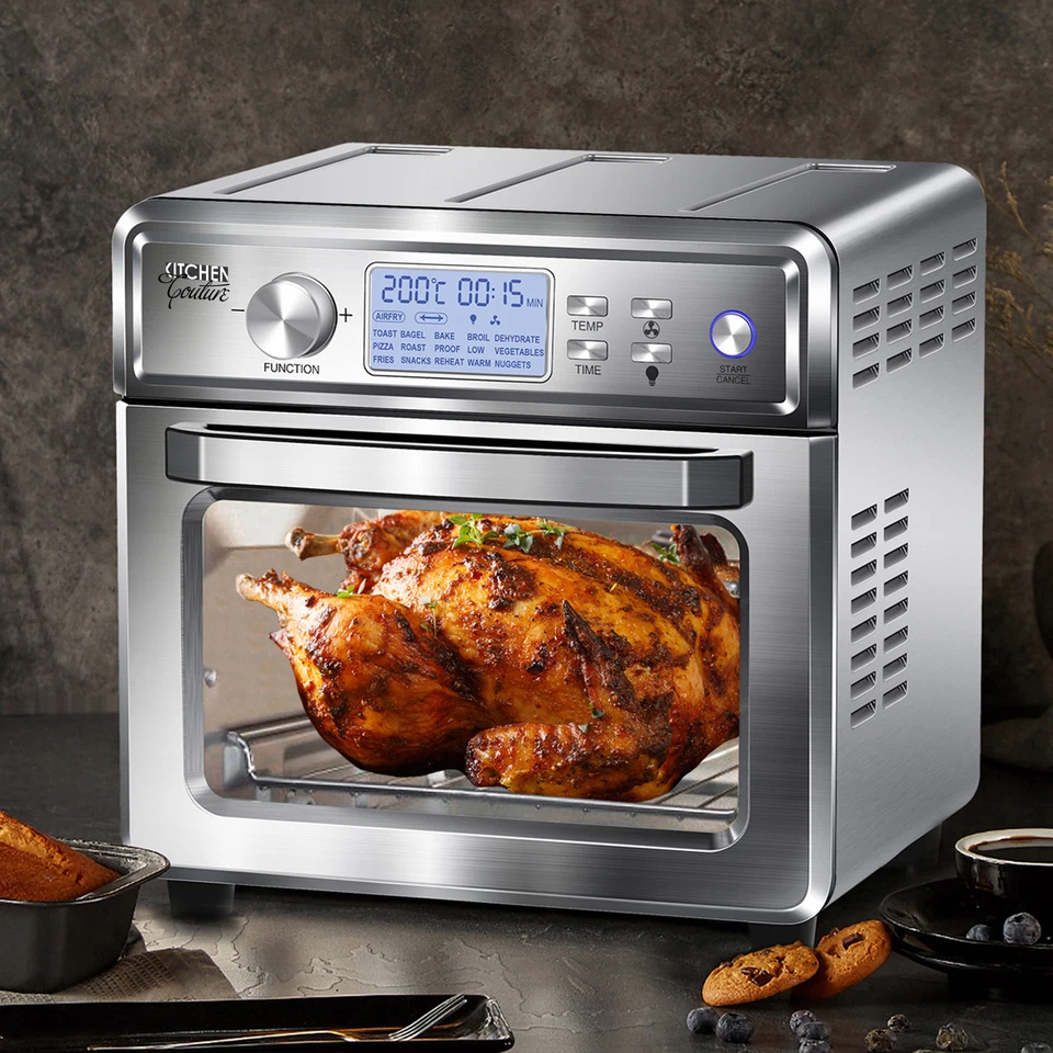 Kitchen Couture Air Fryer 24 Litre Multifunctional LCD Display Stainless Steel - image 2 of 4