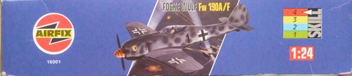 OOP Airfix 16001 1/24 Focke Wulf Fw 190 A-5, A-6, F-2 Type 11 1997-2007 Boxen - Bild 2 von 9