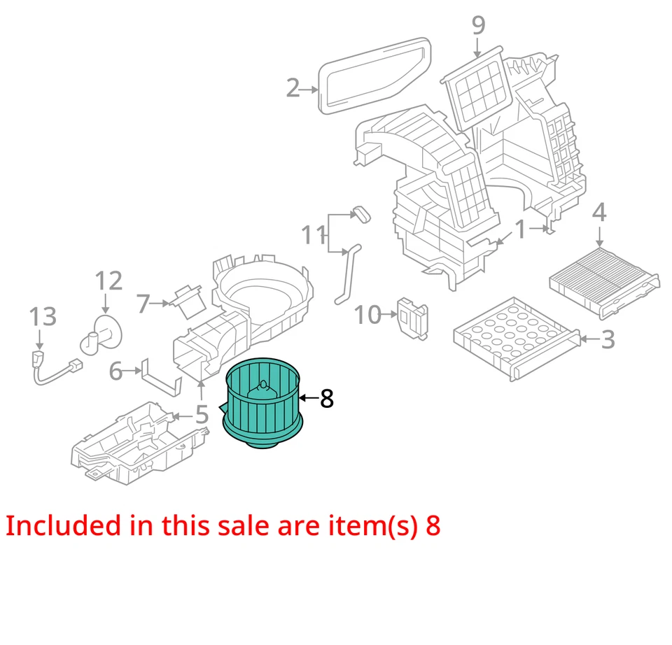 Suzuki SX4 2009 calefacción aire acondicionado motor fabricante de equipos originales 128 k millas - LKQ343261598 Foto 4 de 4