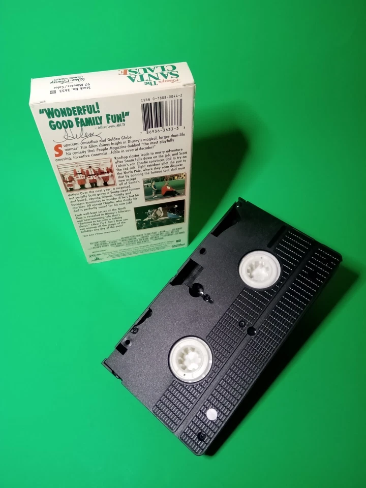 The Santa Clause (VHS, 1995) Tim Allen Disney Christmas Movie - Image 2 of 4