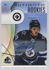 2024-25 Upper Deck SP Game Used Authentic Rookies Blue Nikita Chibrikov Auto 6o3