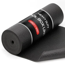 Professional Tool Box Liner 16” x 16 ft, Heavy Duty 16"W x 192"L, Black 