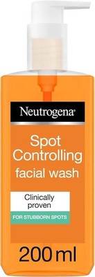 Neutrogena Spot Controlling Facial Wash Oil-Free Acne Cleanser Salicylic-200ml