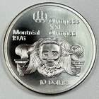 1974 Canada Silver Montreal Olympics Olympiade $10 Dollars Coin 1.44 ozt ASW RCM