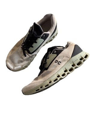 On Cloud CloudStratus Sneakers Mens 12.5 White Green Athletic Running Shoes