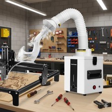 50W Fume Extractor Laser Smoke Purifier With 3 Stage Filters For Laser Engraving