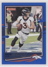 2020 Panini Donruss Press Proof Blue Drew Lock #87 2ol