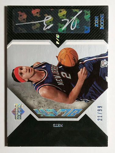 2006-07 UD Black Autographs Rookies #JB Josh Boone - Foto 1 di 2