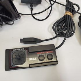 VTG Sega Master System Console Lot 3D Glasses Phaser Games Controllers Tested