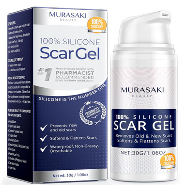 100% Silicone Scar Gel Scar Cream - Advanced Scar Gel for Surgical Scars, C-Sect