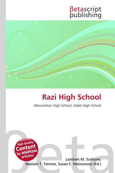 Lambert M. Surhone (U. A.) | Razi High School | Taschenbuch | Englisch (2026)-image