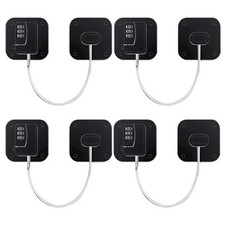 Refrigerator Lock 4 Pack , Heavy Duty Combination Fridge Lock, for Fridge, C...