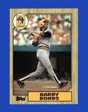 1987 Topps Set-Break #320 Barry Bonds RC NR-MINT *GMCARDS*