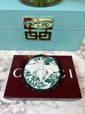 Gucci Emerald Bee Porcelain Incense Dish w/ Box - Authentic & New Without Tags