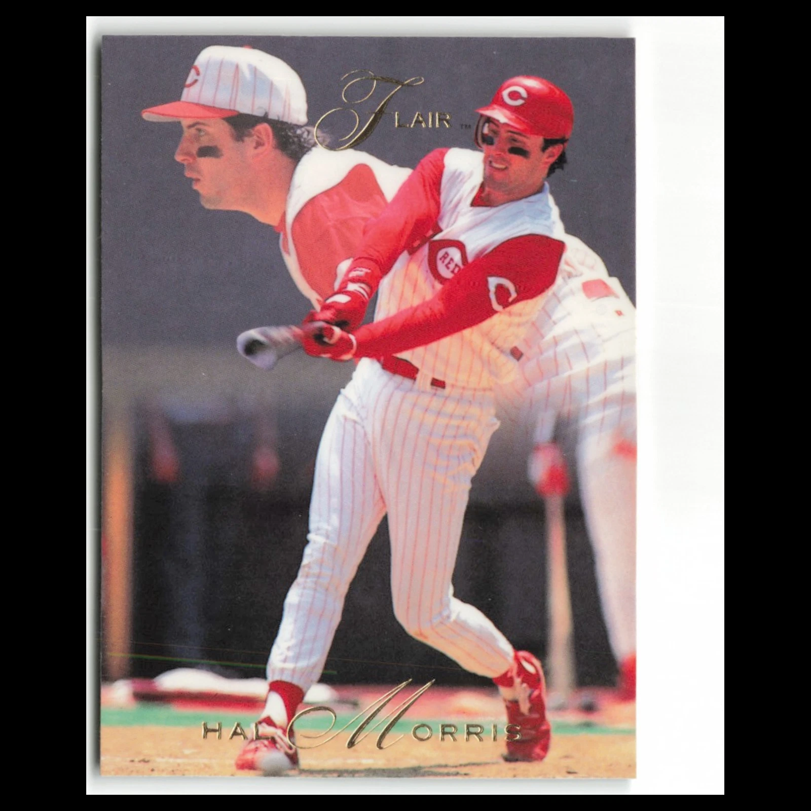 Hal Morris trading card